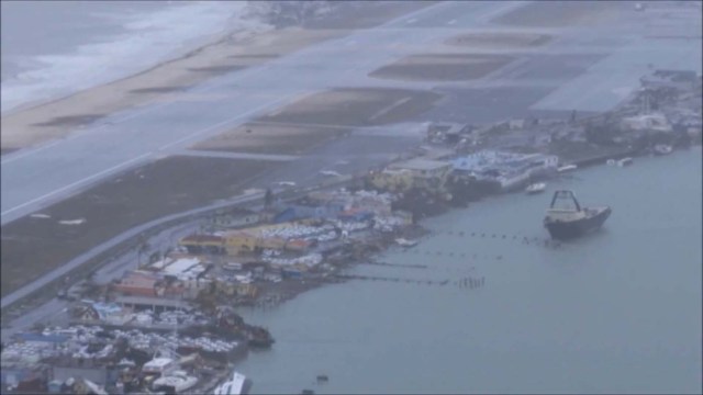 The aftermath of Hurricane Irma on Sint Maarten Dutch part of Saint Martin island in the Carribean is seen in the still grab taken from a video footage made September 6, 2017. NETHERLANDS MINISTRY OF DEFENCE via REUTERS THIS IMAGE HAS BEEN SUPPLIED BY A THIRD PARTY. MANDATORY CREDIT.NO RESALES. NO ARCHIVES