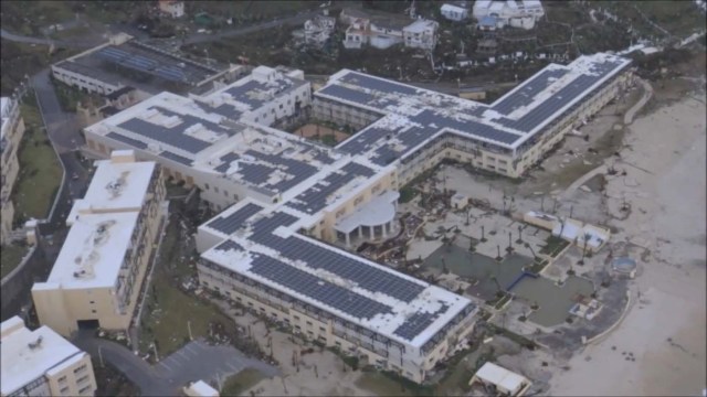 The aftermath of Hurricane Irma on Sint Maarten Dutch part of Saint Martin island in the Carribean is seen in the still grab taken from a video footage made September 6, 2017. NETHERLANDS MINISTRY OF DEFENCE via REUTERS THIS IMAGE HAS BEEN SUPPLIED BY A THIRD PARTY. MANDATORY CREDIT.NO RESALES. NO ARCHIVES