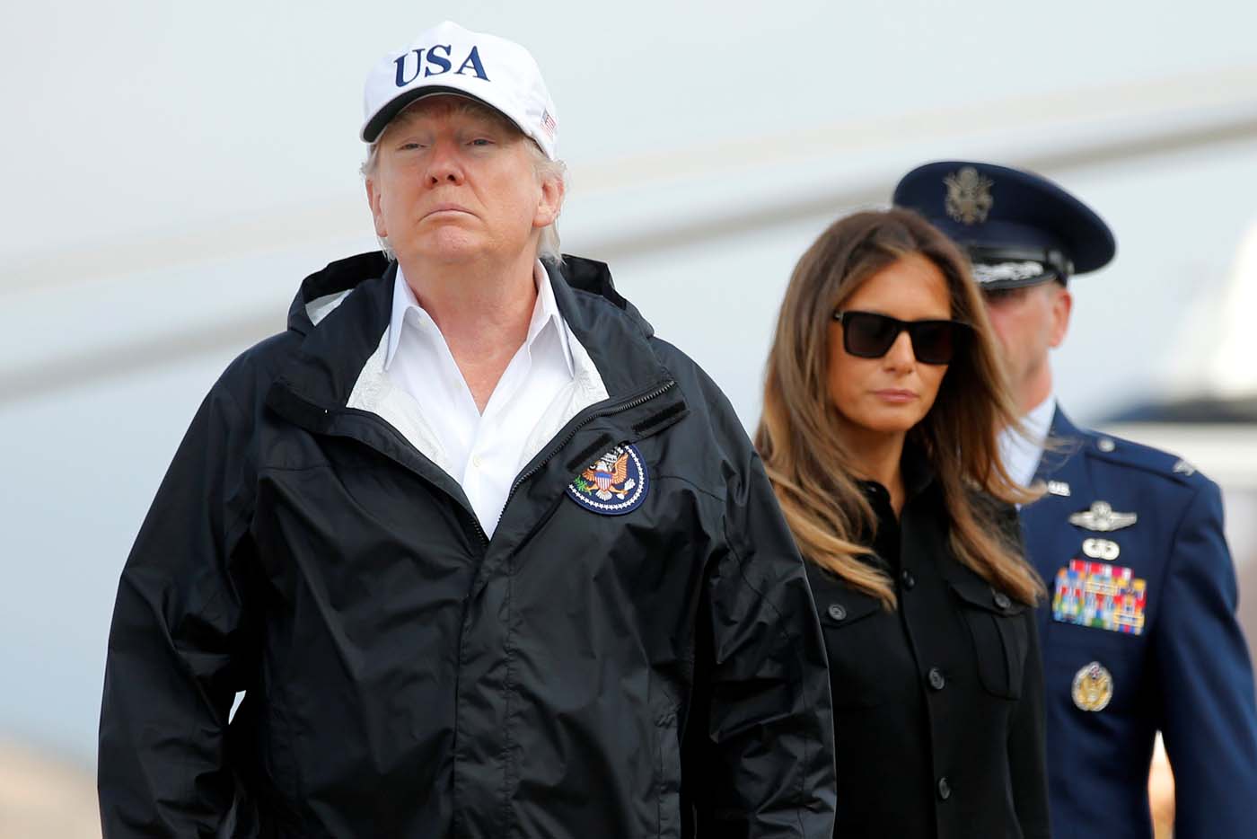 Trump y Melania viajan a la devastada Florida tras paso de Irma (fotos)