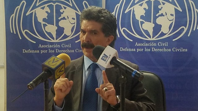 El defensor de DDHH, Rafael Narváez