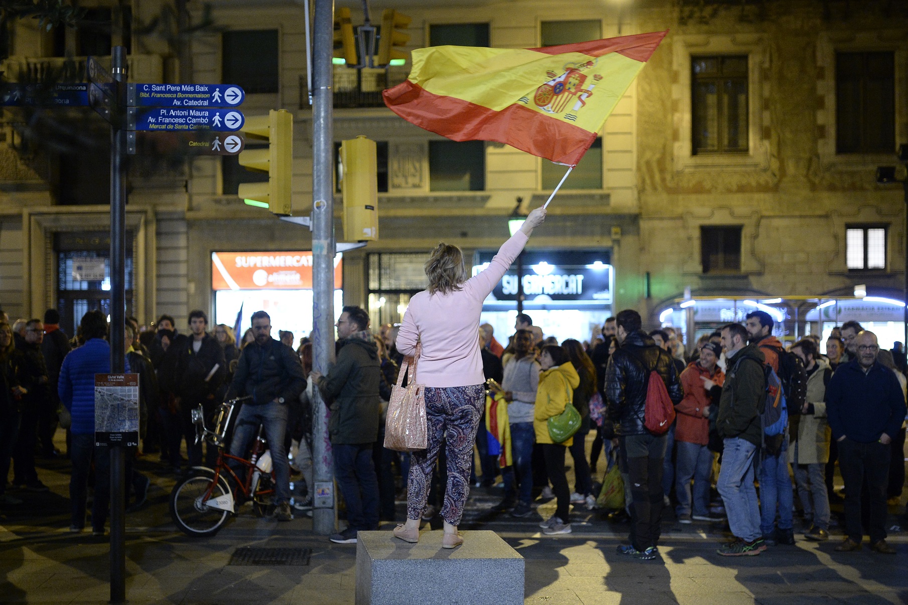 Manifestación en Barcelona para pedir liberación de independentistas catalanes