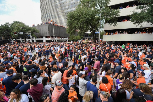 Recibimiento de los Astros de Houston. Shanna Lockwood-USA TODAY Sports