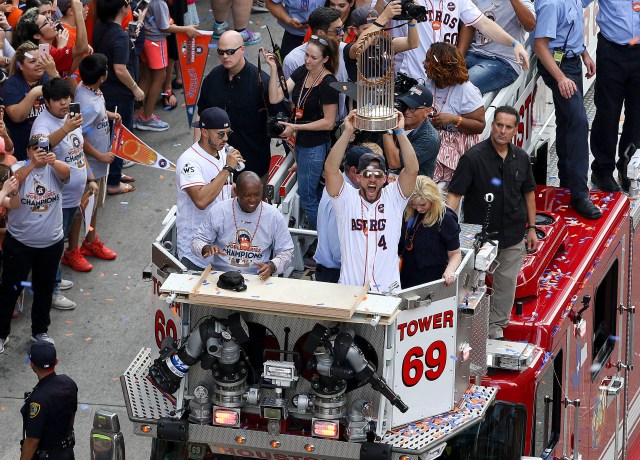 Recibimiento de los Astros de Houston. Shanna Lockwood-USA TODAY Sports