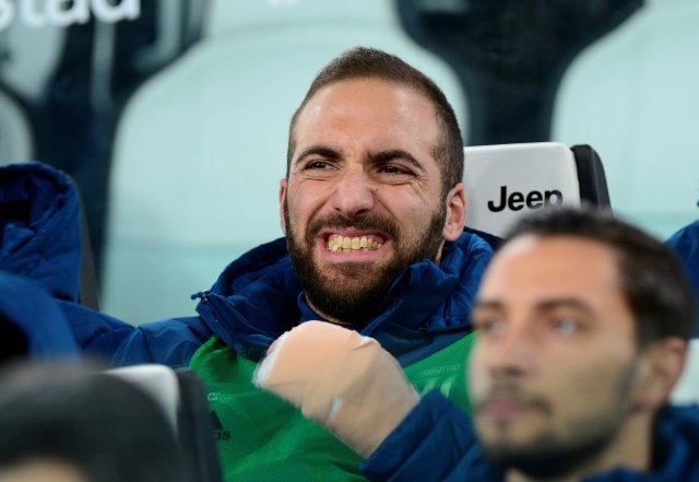 El argentino Gonzalo Higuín. REUTERS/Massimo Pinca