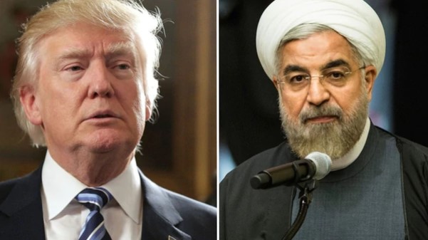 El presidente estadounidense Donald Trump y su par iraní Hassan Rohani (Foto: Infobae)