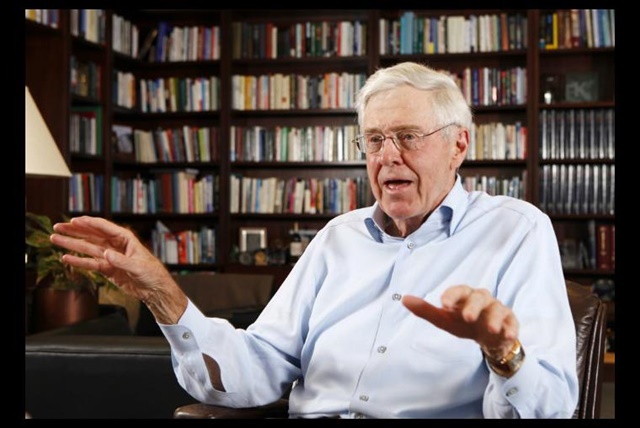 8. Charles Koch – 48,300 mdd Aunque su fortuna es la misma que la de su hermano David, se ubica un sitio arriba solamente por cuestión de orden alfabético. (Foto: AP)