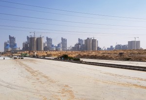 A general view of the new plant of El-Areesh Cement Co. in the Egyptian Southern governorate of Beni Suef, south of Cairo, Egypt January 31, 2018. REUTERS/ Amina Ismail