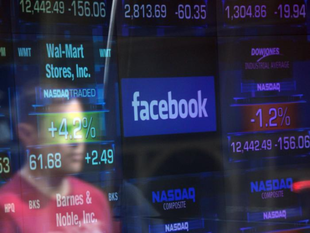 Facebook wall street