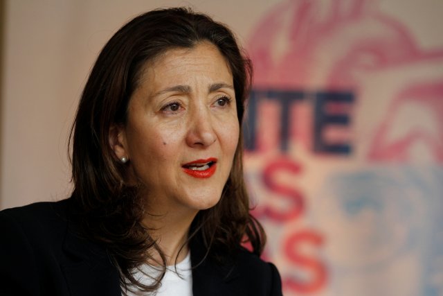 La exrehén de las FARC Ingrid Betancourt en una entrevista con Reuters en Bogotá, abr 21, 2018. REUTERS/Fredy Builes