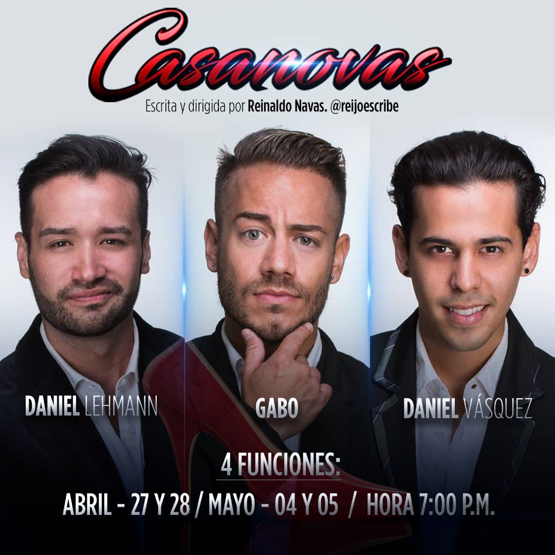 “Casanovas” se instala en las tablas del Teatro Premium Los Naranjos