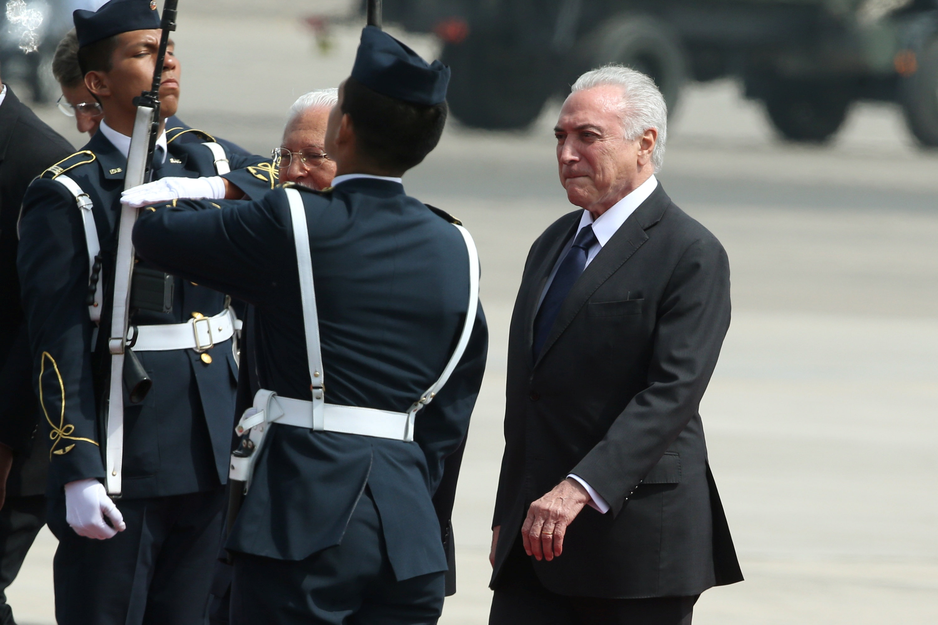 Michel Temer llegó a Lima para participar en la Cumbre de las Américas