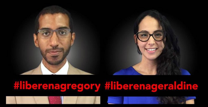 Más de 30 organizaciones de DDHH exigen liberar a Gregory Hinds y Geraldine Chacón