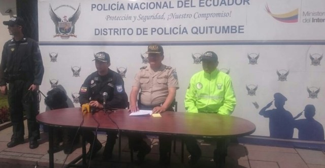 Foto de twitter @PoliciaEcuador 