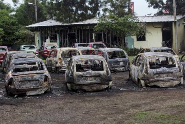 Hoy se cumplen en Nicaragua 46 días de una crisis sociopolítica, la más sangrienta desde los años 80, que ha dejado 108 muertos y cerca de un millar de heridos, según el Centro Nicaragüense de Derechos Humanos (Cenidh). EFE/Archivo