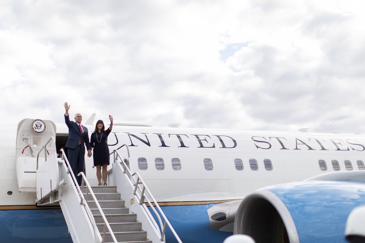 Mike Pence llegó a Brasil para discutir con Temer la situación de Venezuela