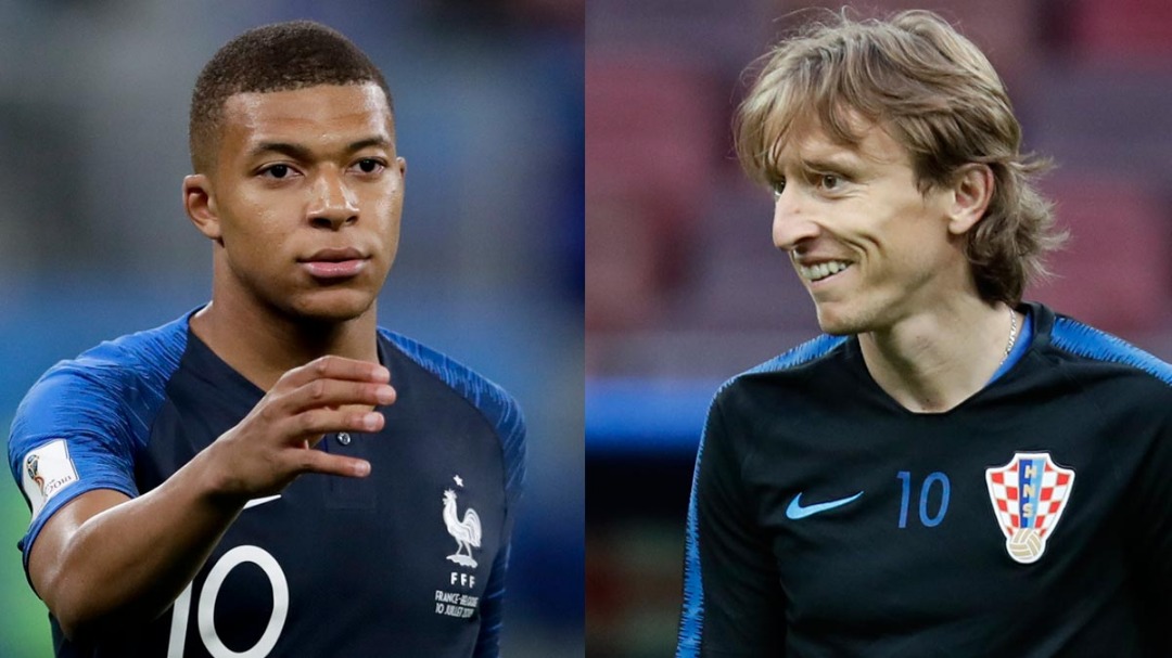 Mbappé y Modric van por la gloria en la final del Mundial de Rusia