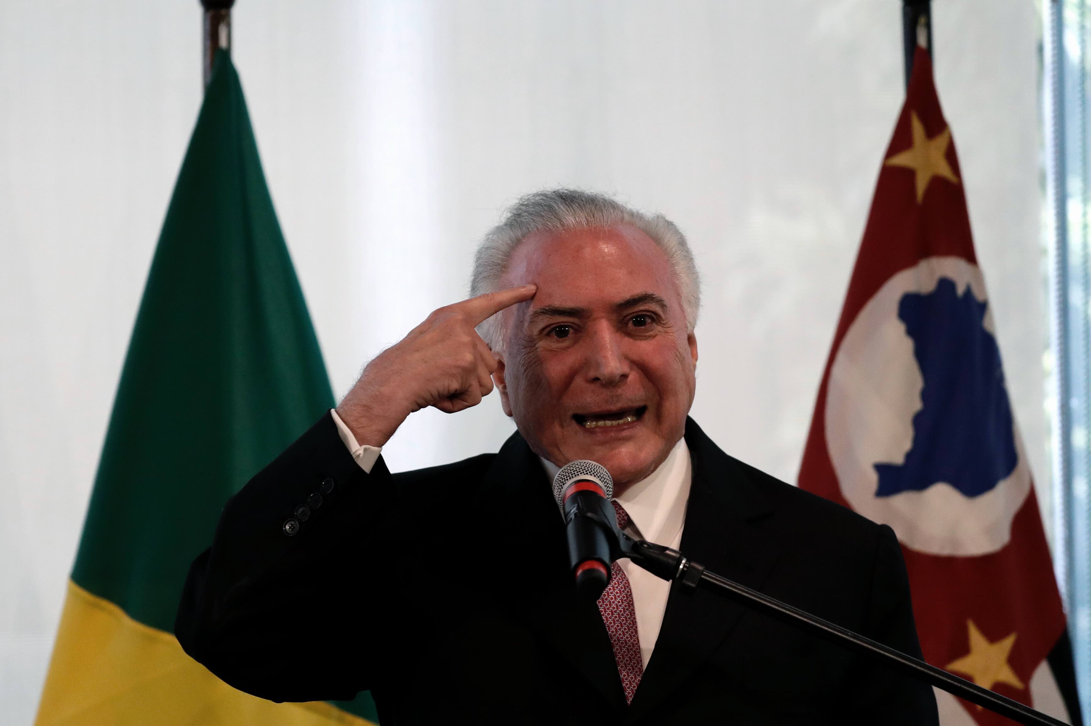 Temer pide a su sucesor continuar sus políticas económicas y mantener las reformas