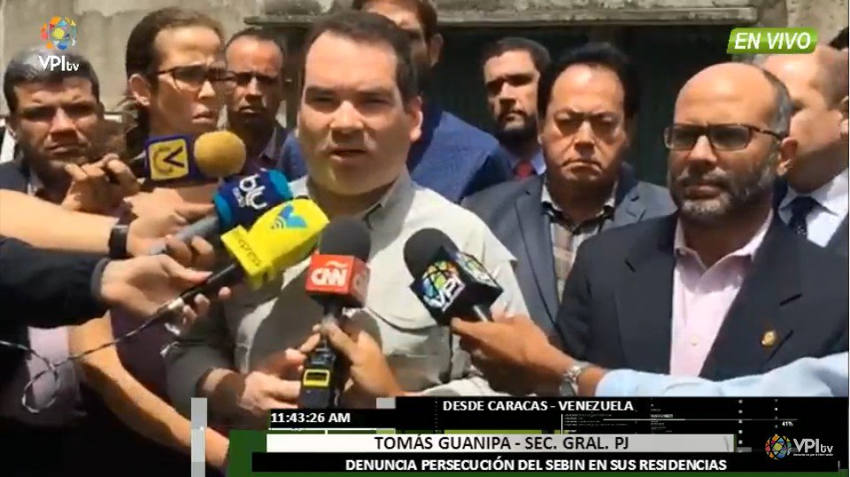 Tomás Guanipa sobre persecución del Sebin: Seguiremos luchando aunque nos quieran llevar presos