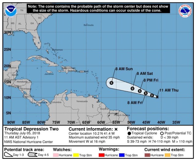 El huracán Beryl se fortalece mientras se aproxima a las Antillas