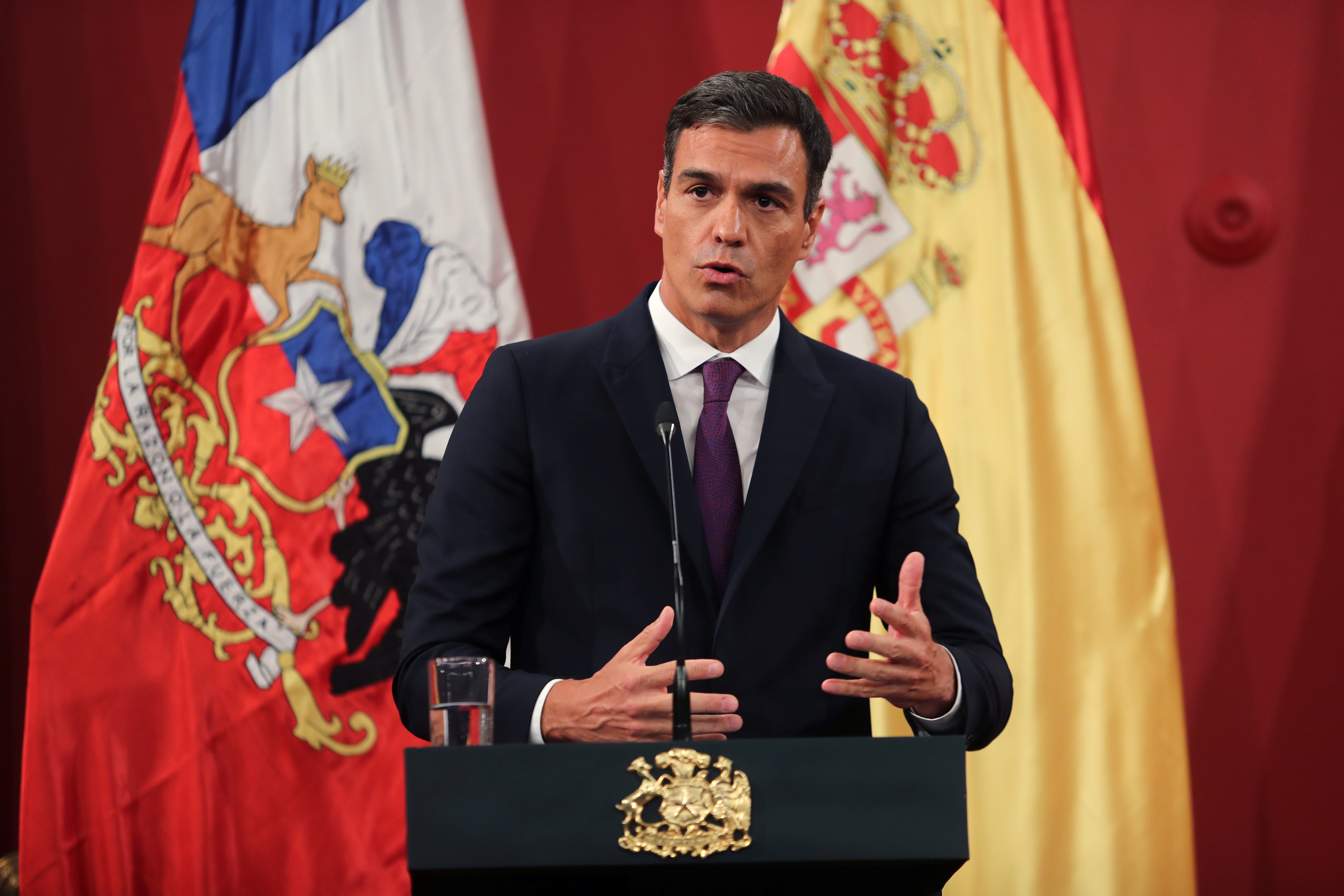 Pedro Sánchez desde Chile expresa su preocupación por Venezuela y pide abrir diálogo