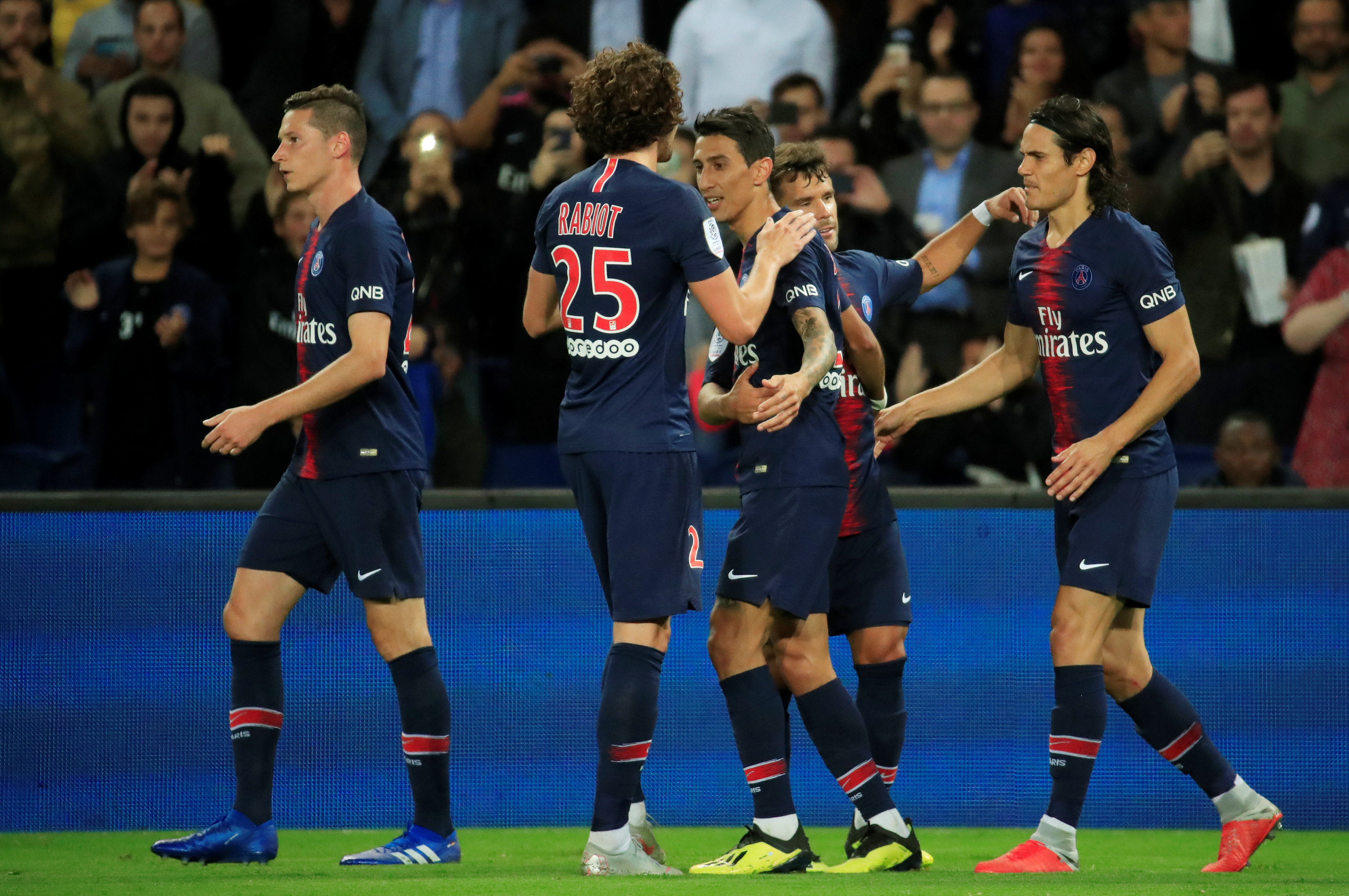 El PSG golea al Saint Etienne sin dos de sus figuras en el ataque