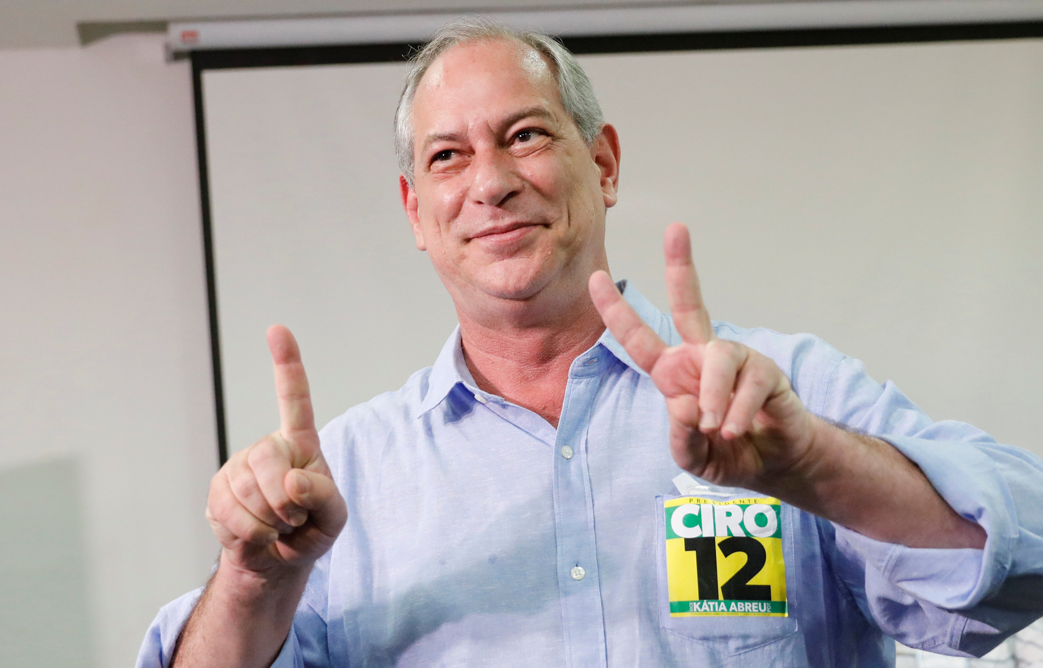 Candidato Ciro Gomes confía en remontar para ir a segunda vuelta en Brasil