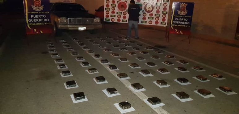 Detienen a dos hombres con 45 kilos de marihuana en Zulia