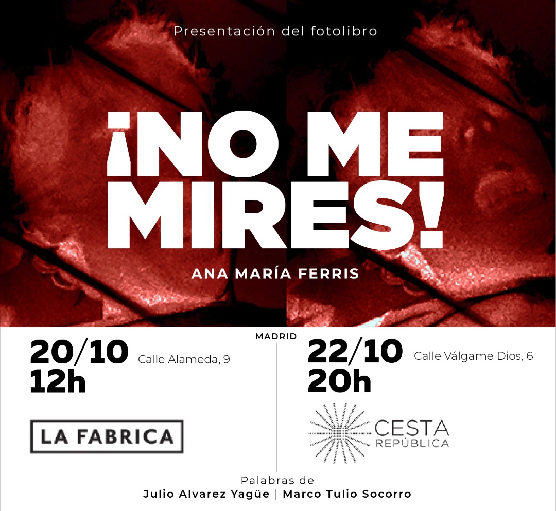 Ana María Ferris presenta su libro “¡No me mires!”