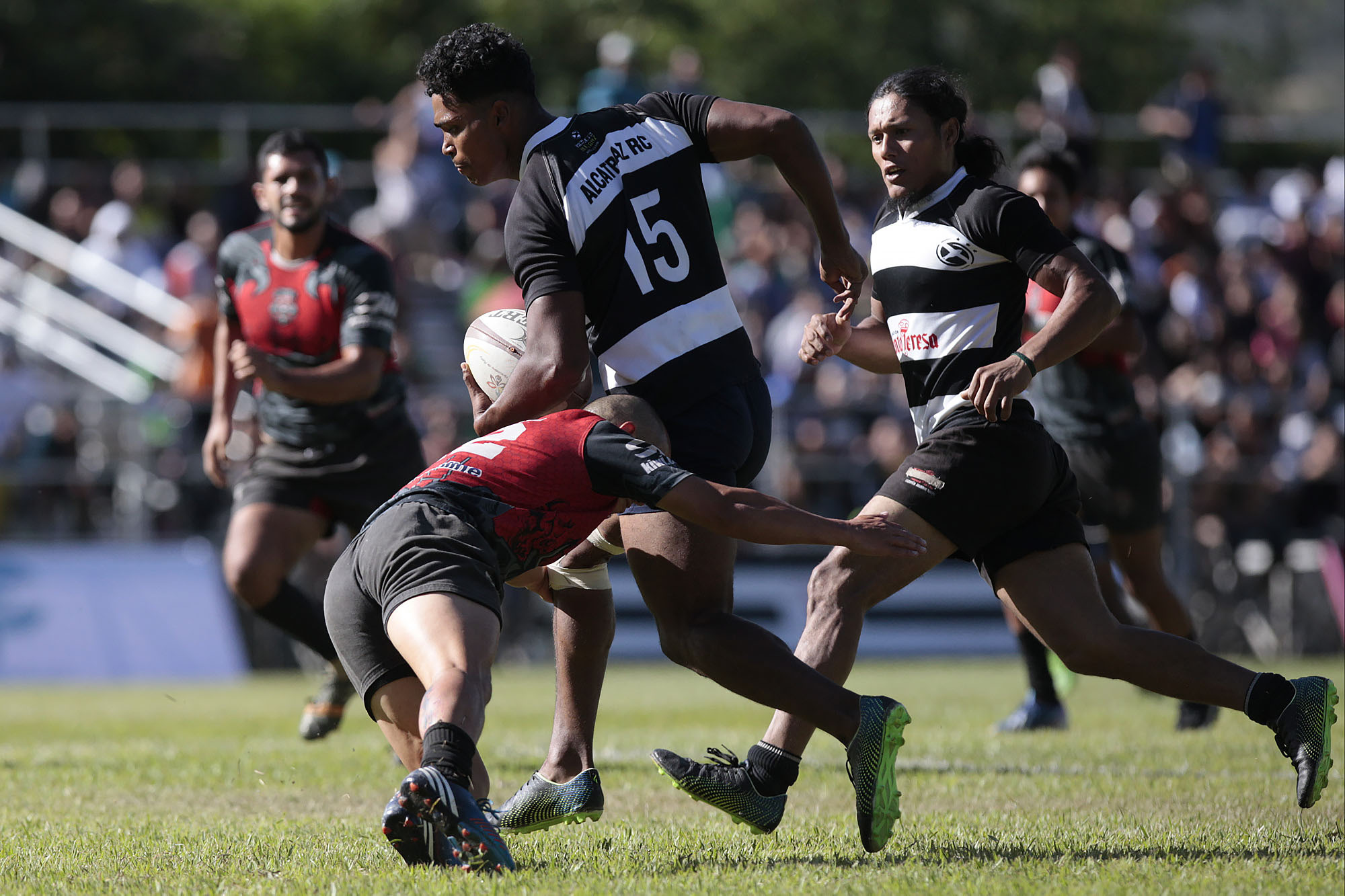 Alcatraz, UCV y UCAB ganadores del Rugby VII de Santa Teresa