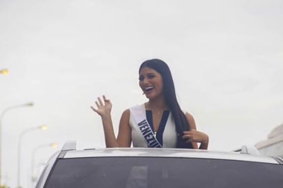 Así recibieron a Sthefany Gutiérrez en Guamachito (FOTOS Y VIDEO)