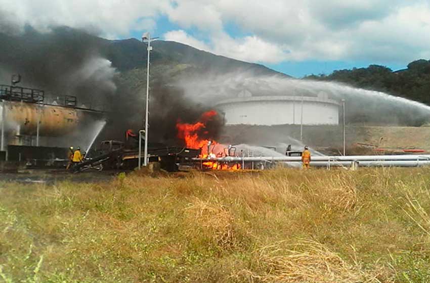 Intervienen planta de llenado de Pdvsa en Guatire una semana después de la explosión