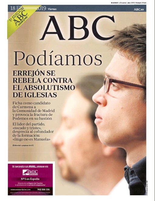 Portadas de la prensa internacional de este viernes 18 de enero