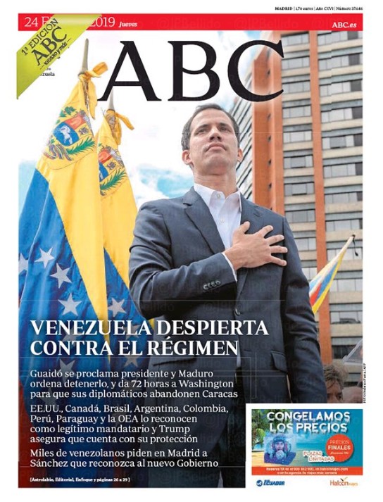 Portadas de la prensa internacional de este jueves 24 de enero