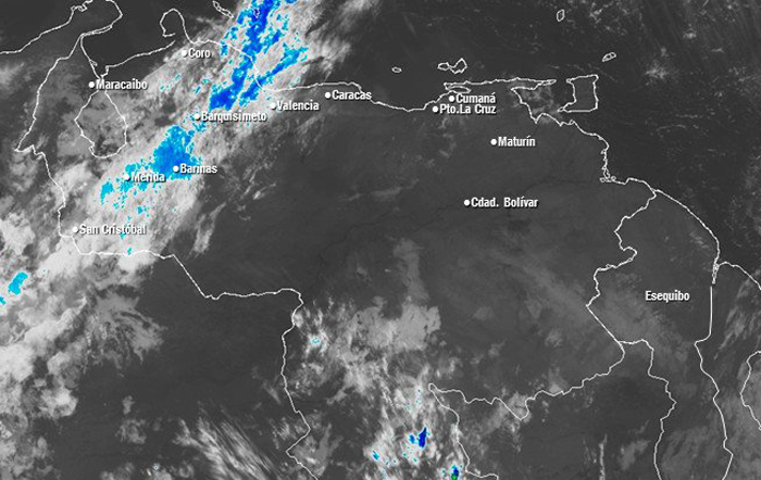 El estado del tiempo en Venezuela este #10Ene, según Inameh