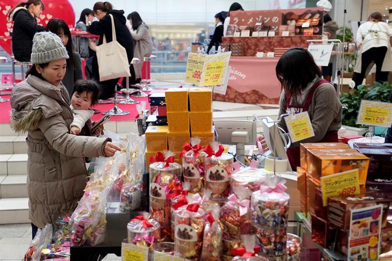 San Valentín, la agridulce fecha dorada del chocolate japonés