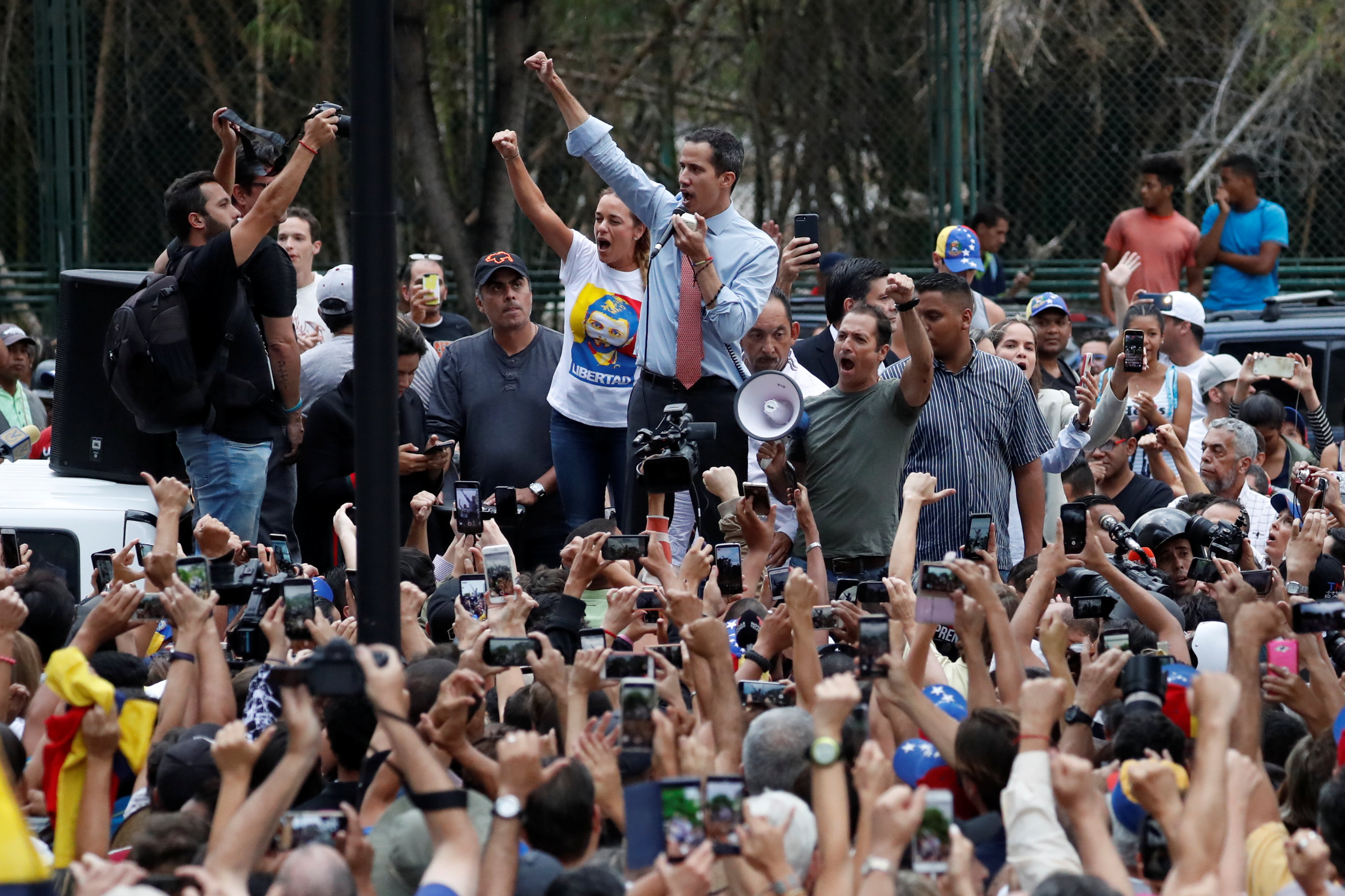 Una avalancha acompañó a Guaidó en su llamado a protestar contra el caos eléctrico #12Mar (FOTOS)