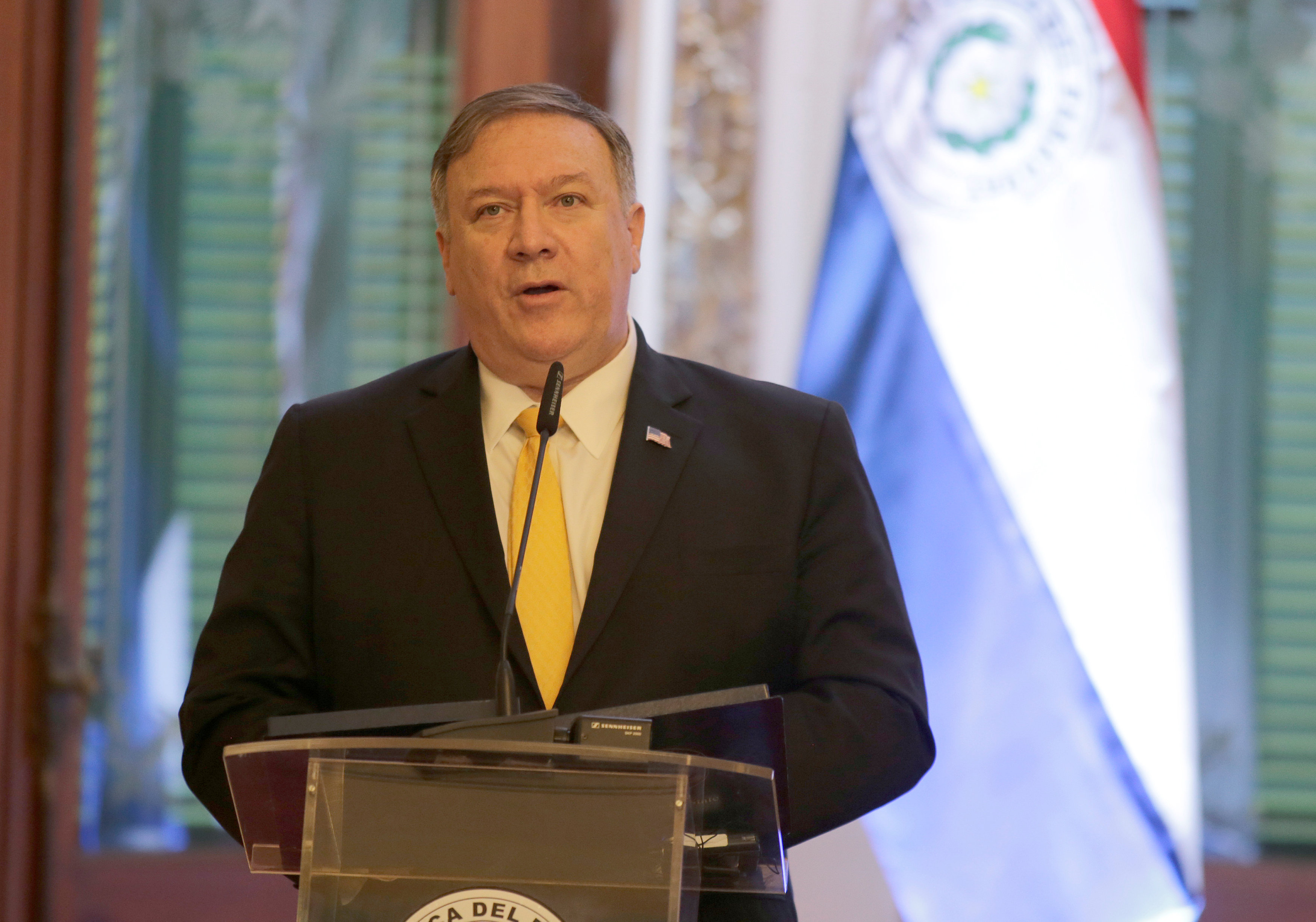 Pompeo en Paraguay: Trabajamos juntos para restablecer el equilibrio en Venezuela (Videos)