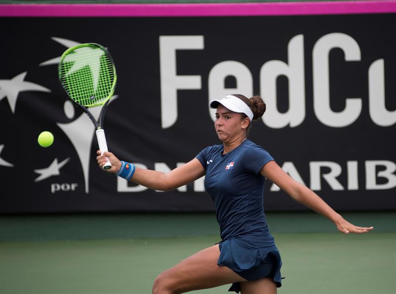 Venezuela se impone 3-0 a República Dominicana de la Copa Federación de Tenis