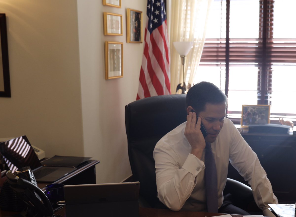 Marco Rubio revela su conversación con Juan Guaidó (Tuit)