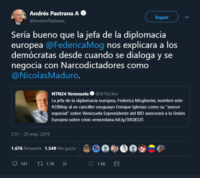 NOTICIA DE VENEZUELA  - Página 7 Pastrana