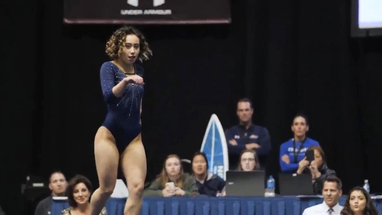 La gimnasta que enamoró al mundo volvió a sorprender con una performance extraordinaria que se volvió viral