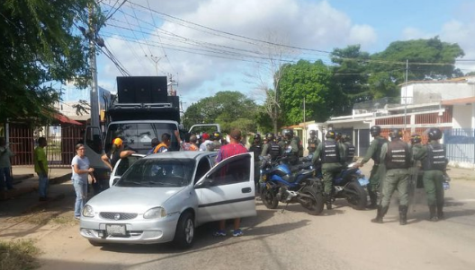 Régimen de Maduro detuvo camión de sonido que acompañaría marcha en Bolívar #16Nov (FOTO)