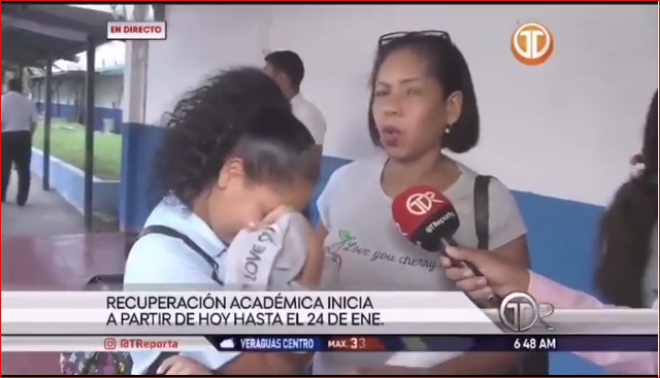 ¡Madre del año! Ridiculizó a su hija en televisión nacional por haber raspado dos materias (VIDEO)