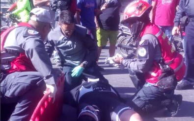 Reportan accidente de tránsito en la avenida principal de Las Mercedes #11Ene (Fotos)