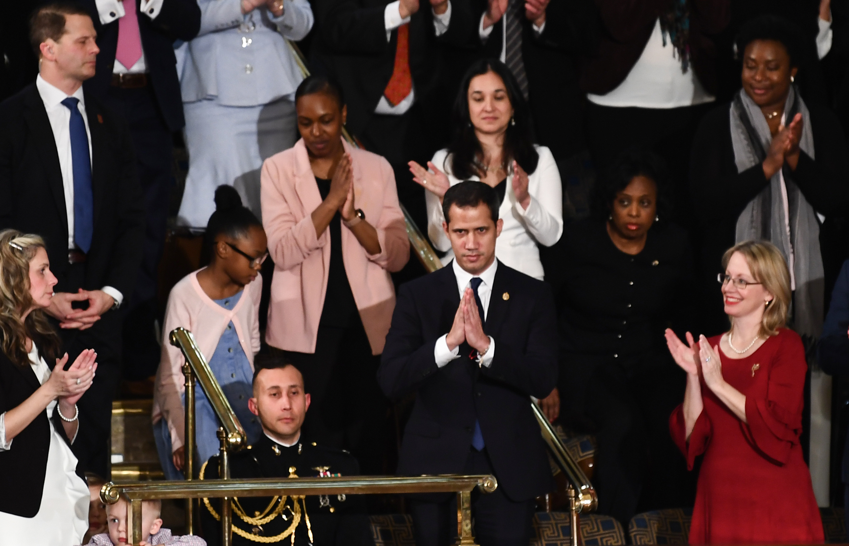 EN VIDEO: Congreso de EEUU ovacionó a Guaidó durante el discurso anual de Trump