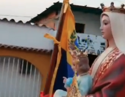 ¡Patrona de Venezuela! La Virgen de Coromoto recorrió las calles de Guanare durante la cuarentena (video)