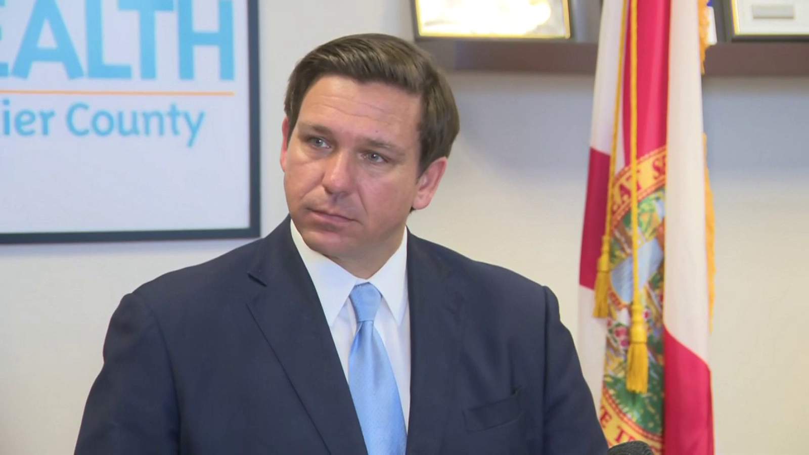 ”Hemos aplanado la curva”, el gobernador Ron DeSantis mira hacia el futuro de la reapertura gradual del estado