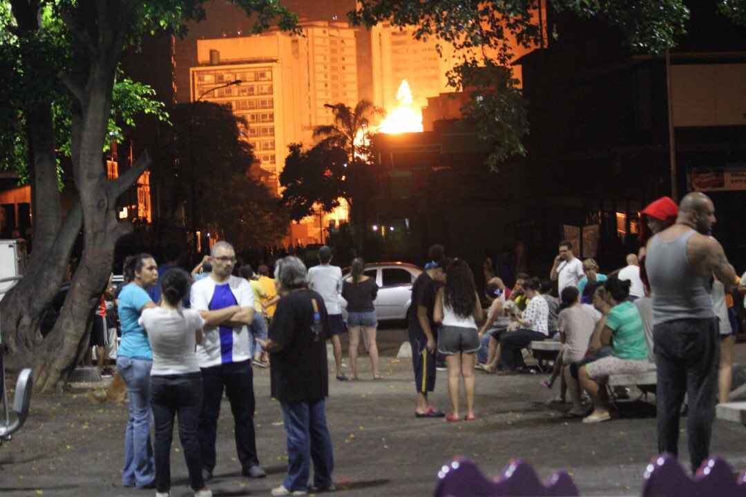 Dos personas heridas luego de la explosión de la gandola en la Francisco Fajardo #23May