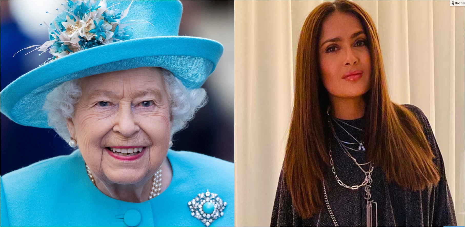 ¡Confirmado! Salma Hayek es más rica que la reina Isabel II