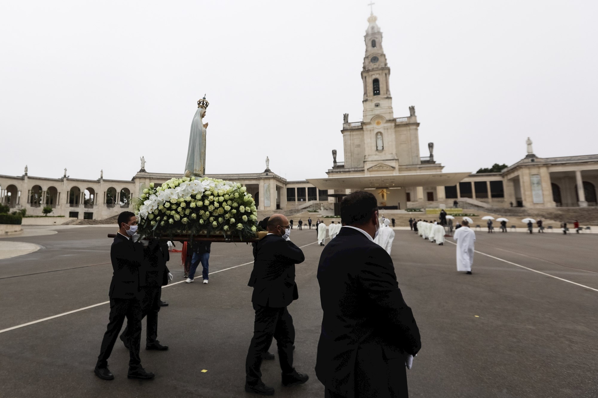 El Santuario de Fátima bloquea su entrada al alcanzar aforo máximo establecido